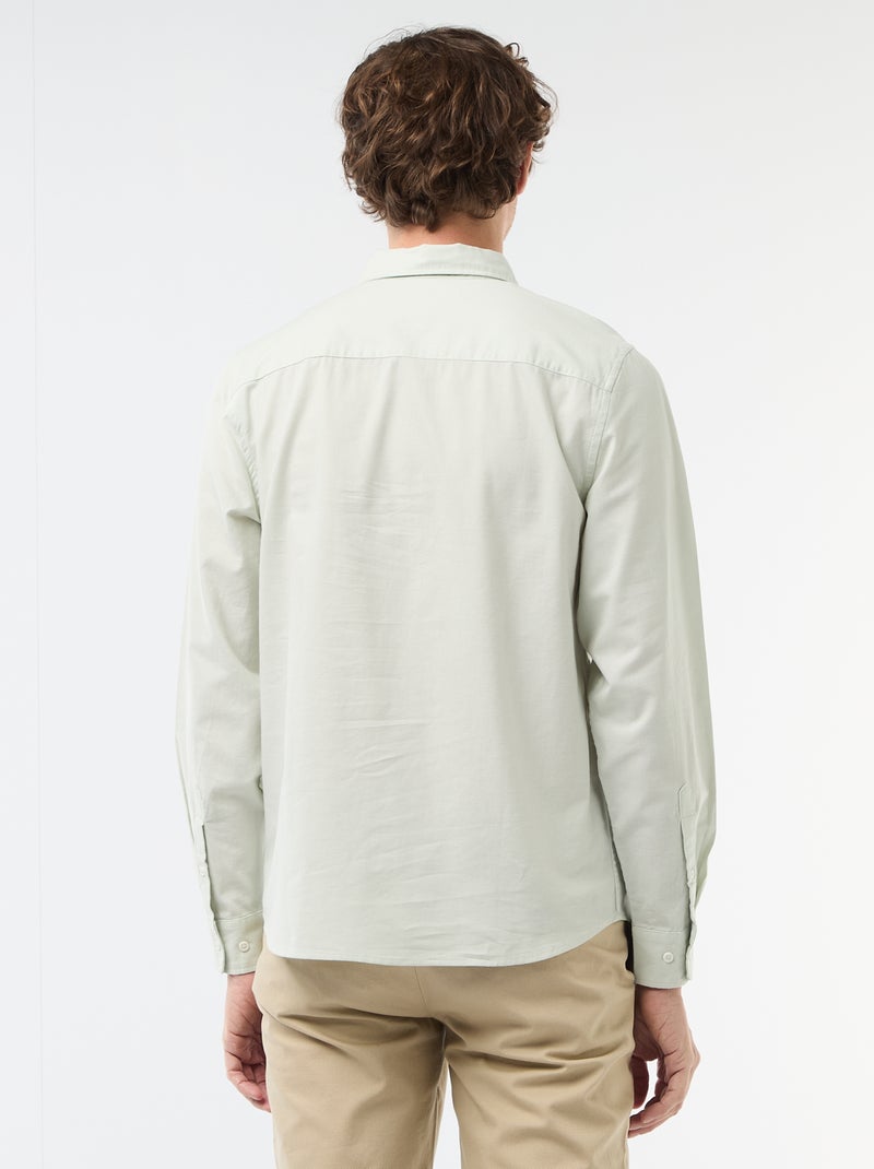 Camicia in cotone oxford regular fit Blu - Kiabi