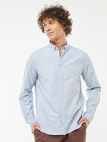 Camicia in cotone oxford regular fit