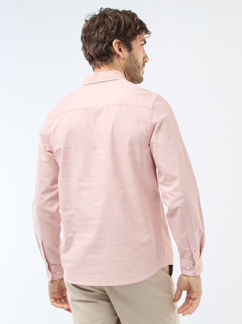 Camicia in cotone oxford regular fit Rosa - Kiabi