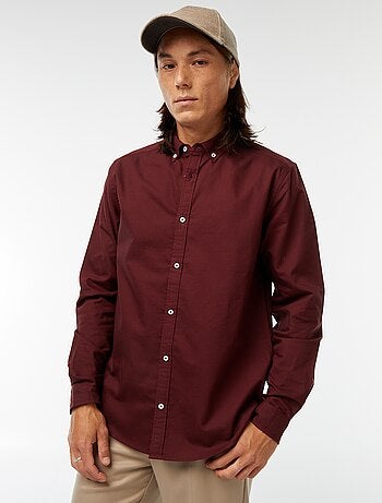 Camicia in cotone oxford regular fit