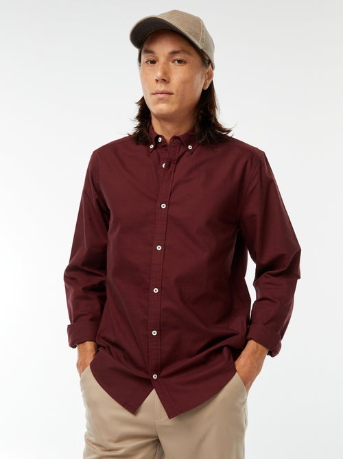 Camicia in cotone oxford regular fit - Kiabi