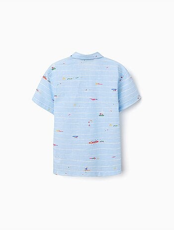 Camicia in cotone stampato Carolina Celas x Zippy