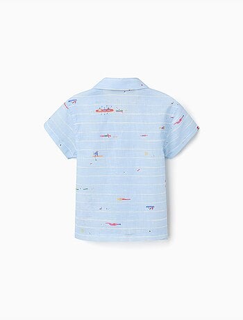 Camicia in cotone stampato Carolina Celas x Zippy