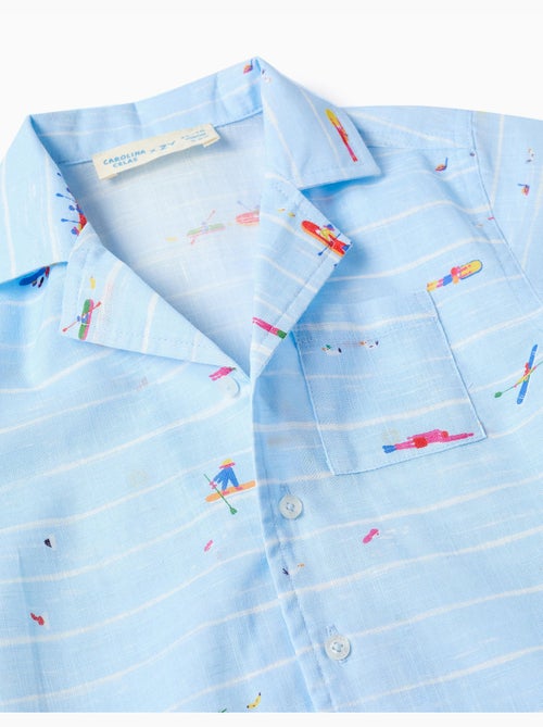 Camicia in cotone stampato Carolina Celas x Zippy - Kiabi