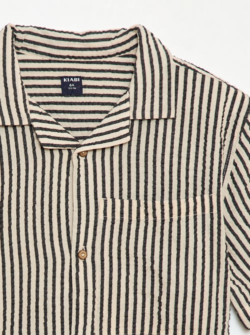 Camicia in crêpe a maniche corte - Kiabi