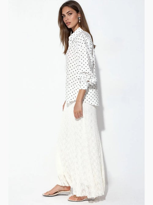 Camicia in crêpe a pois oversize bdart - Kiabi