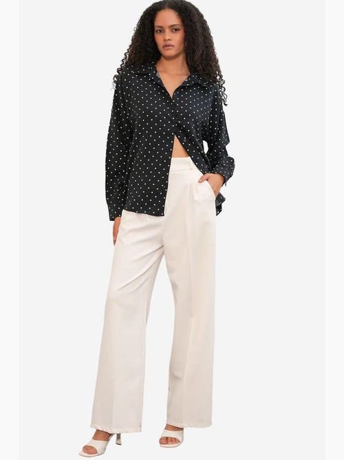 Camicia in crêpe a pois oversize bdart - Kiabi