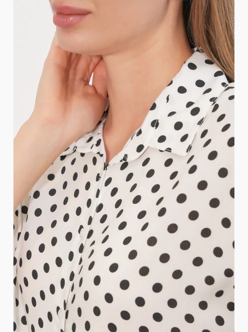 Camicia in crêpe stampata con bottoni bdart - Kiabi Camicia in crêpe stampata con bottoni bdart - Kiabi