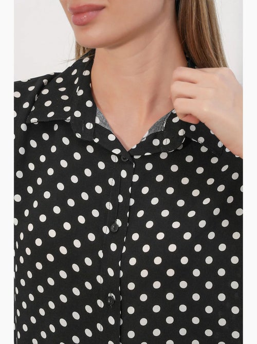 Camicia in crêpe stampata con bottoni bdart - Kiabi