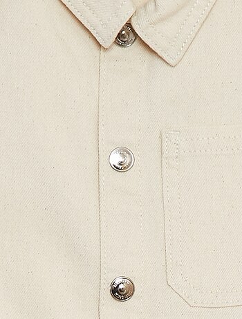 Camicia in denim a maniche corte