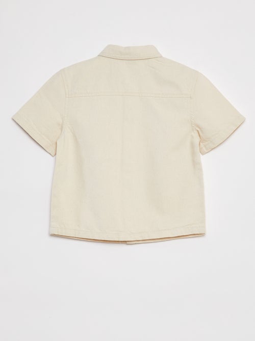 Camicia in denim a maniche corte - Kiabi