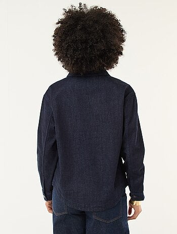 Camicia in denim a maniche lunghe