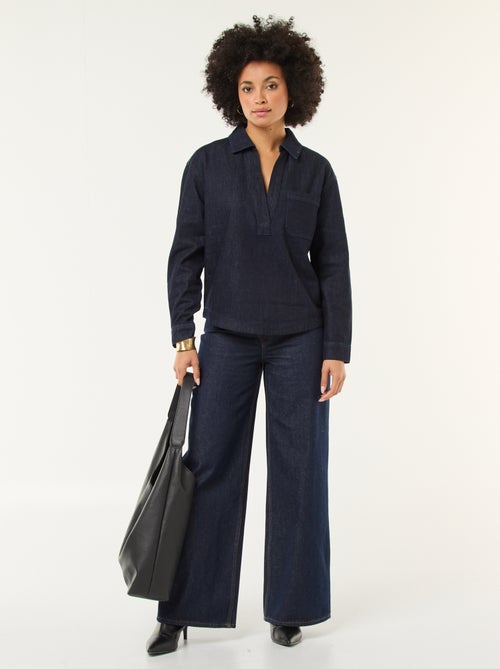 Camicia in denim a maniche lunghe - Kiabi