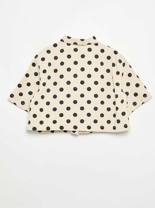 Camicia in denim a pois - Kiabi