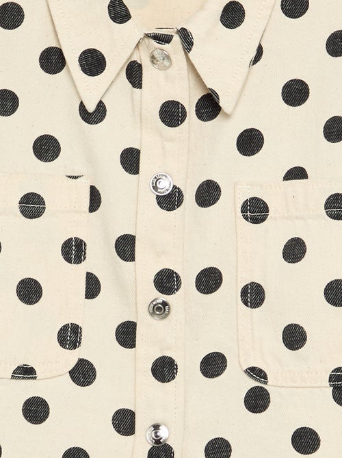 Camicia in denim a pois - Kiabi