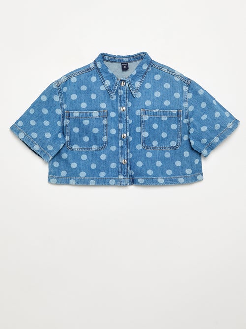Camicia in denim a pois - Kiabi Camicia in denim a pois - Kiabi