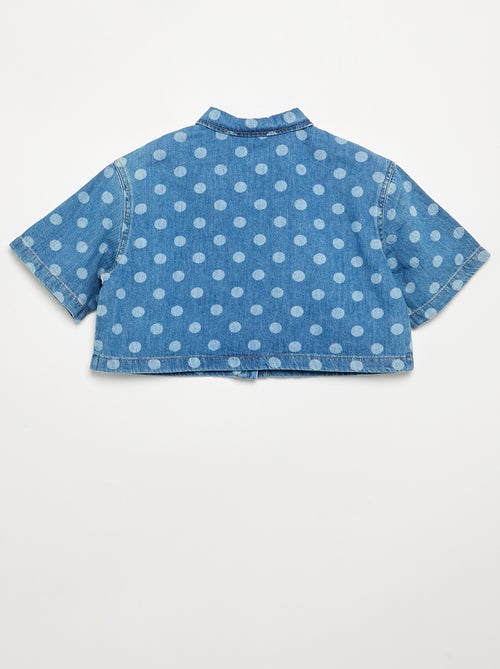 Camicia in denim a pois - Kiabi Camicia in denim a pois - Kiabi