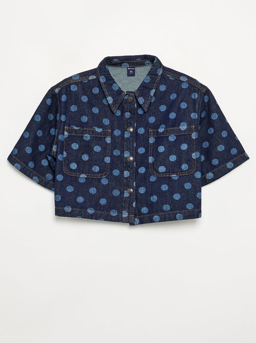 Camicia in denim a pois - Kiabi