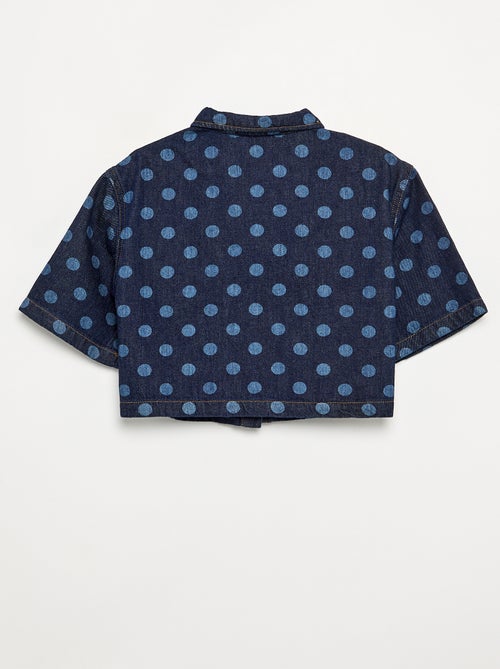 Camicia in denim a pois - Kiabi