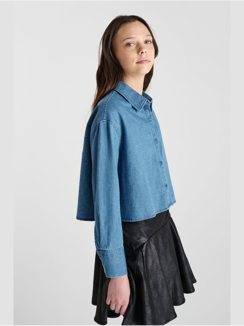 Camicia in denim ALBERTAG Blu - Kiabi