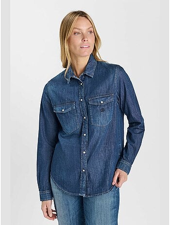 Camicia in denim barbo