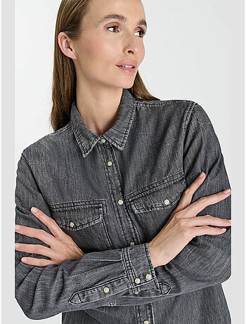 Camicia in denim barbo