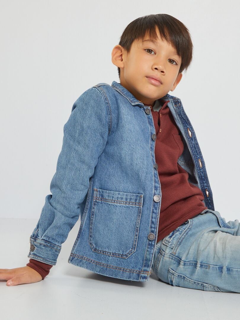 Camicia di jeans Bilal con ricami Mytheresa Bambino Abbigliamento Camicie Camicie denim 