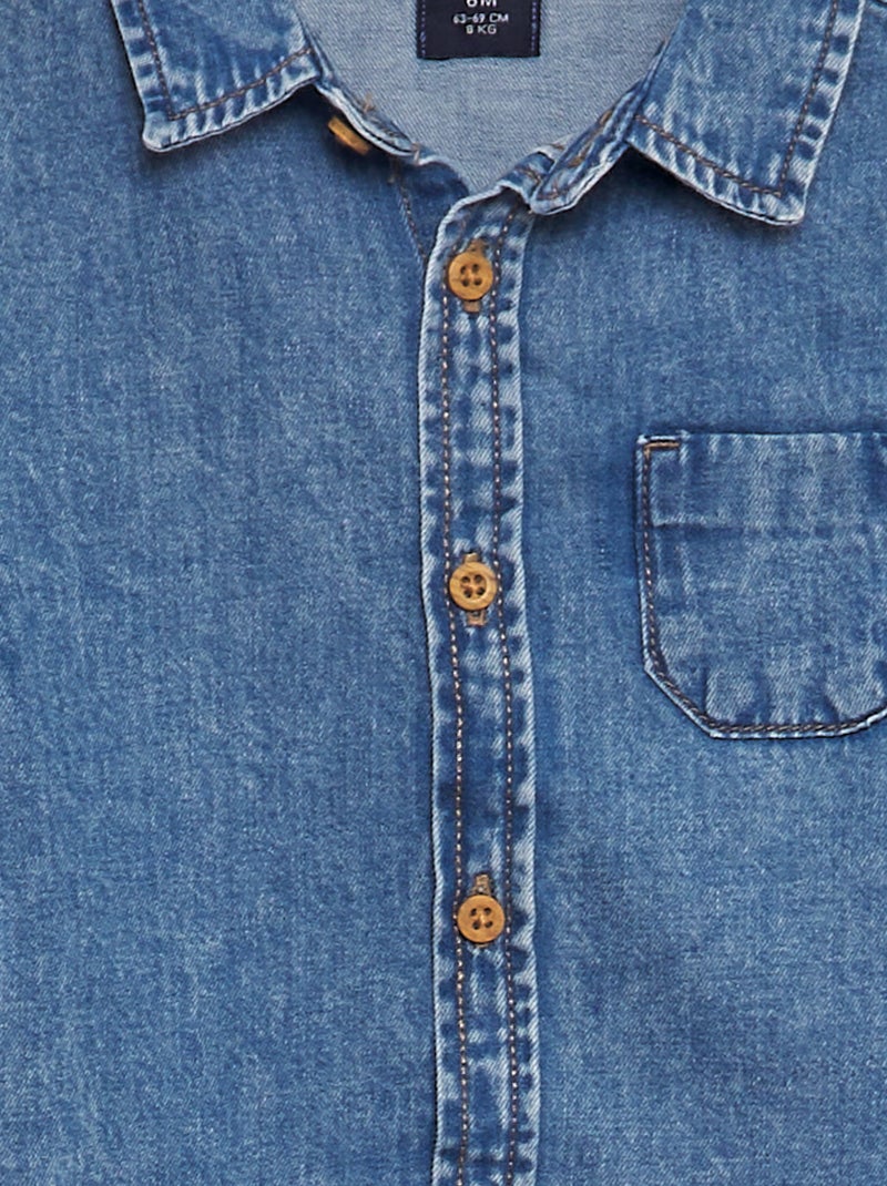 Camicia in denim BLU - Kiabi