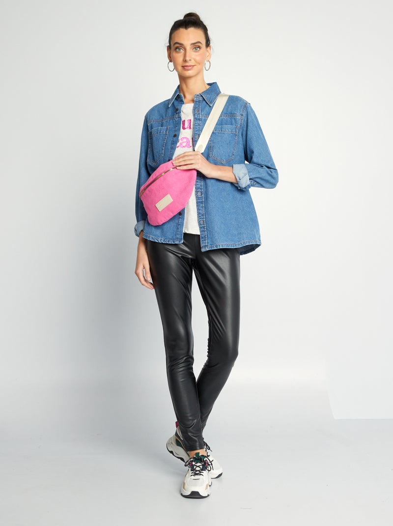 Camicia in denim Blu Denim - Kiabi