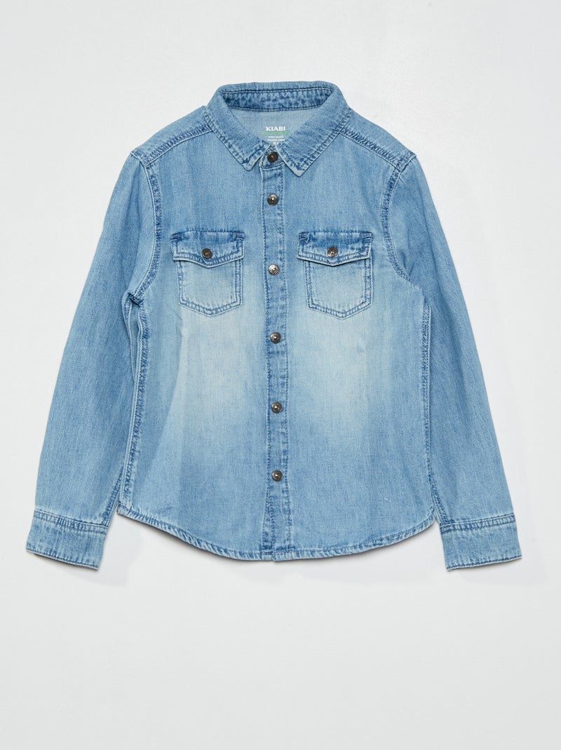 Camicia in denim BLU - Kiabi