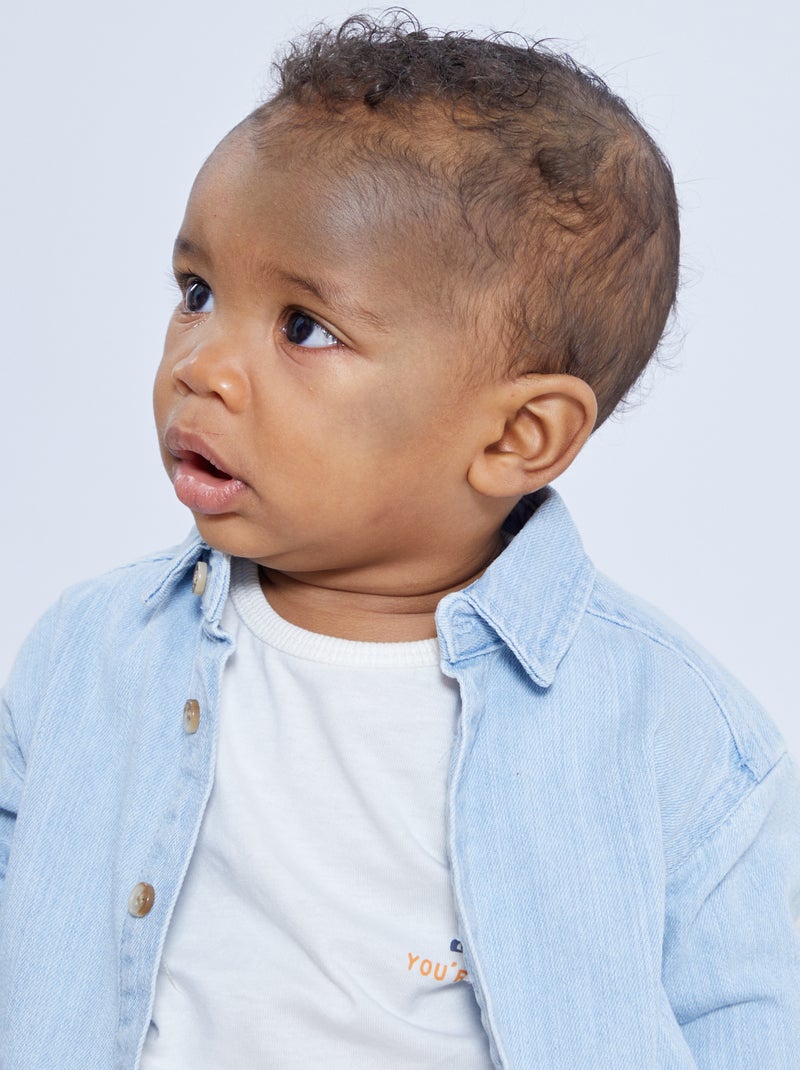 Camicia in denim BLU - Kiabi