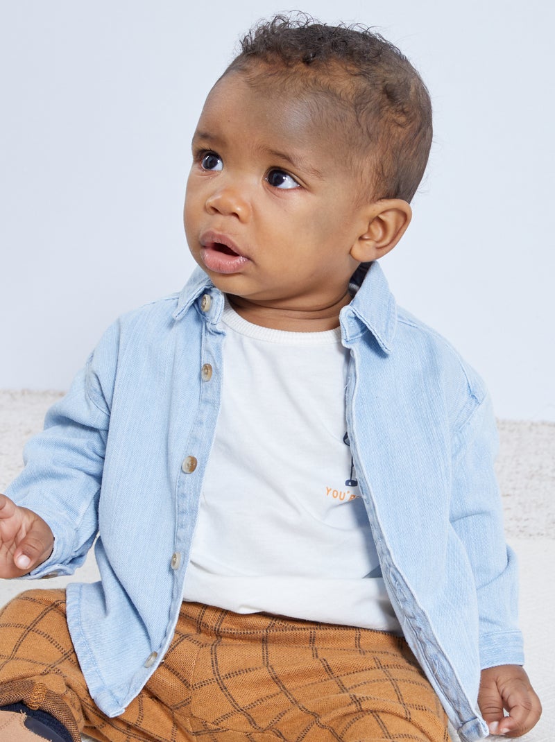 Camicia in denim BLU - Kiabi