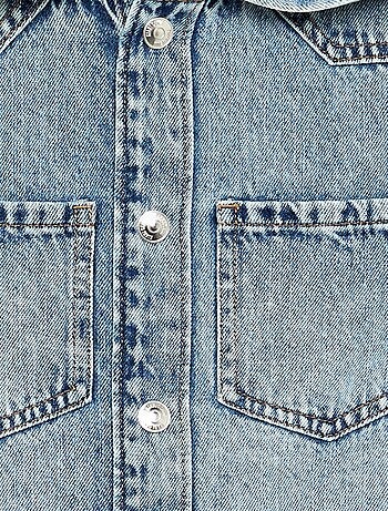 Camicia in denim con cappuccio