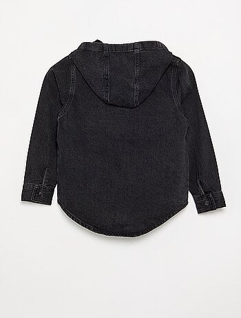 Camicia in denim con cappuccio