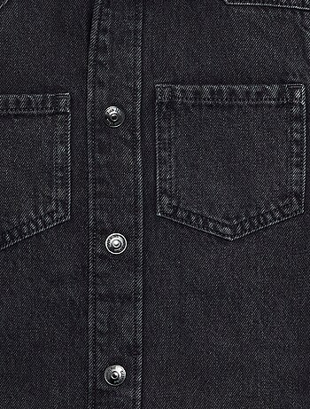 Camicia in denim con cappuccio