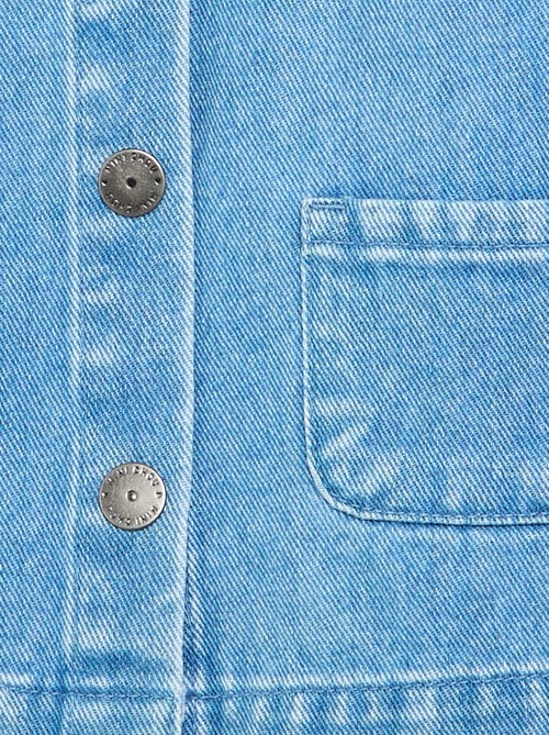 Camicia in denim con colletto Claudine - Kiabi
