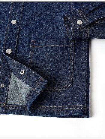 Camicia in denim con tasche frontali