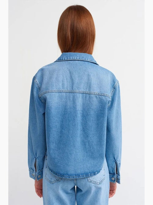 Camicia in denim di cotone da donna dilvin - Kiabi