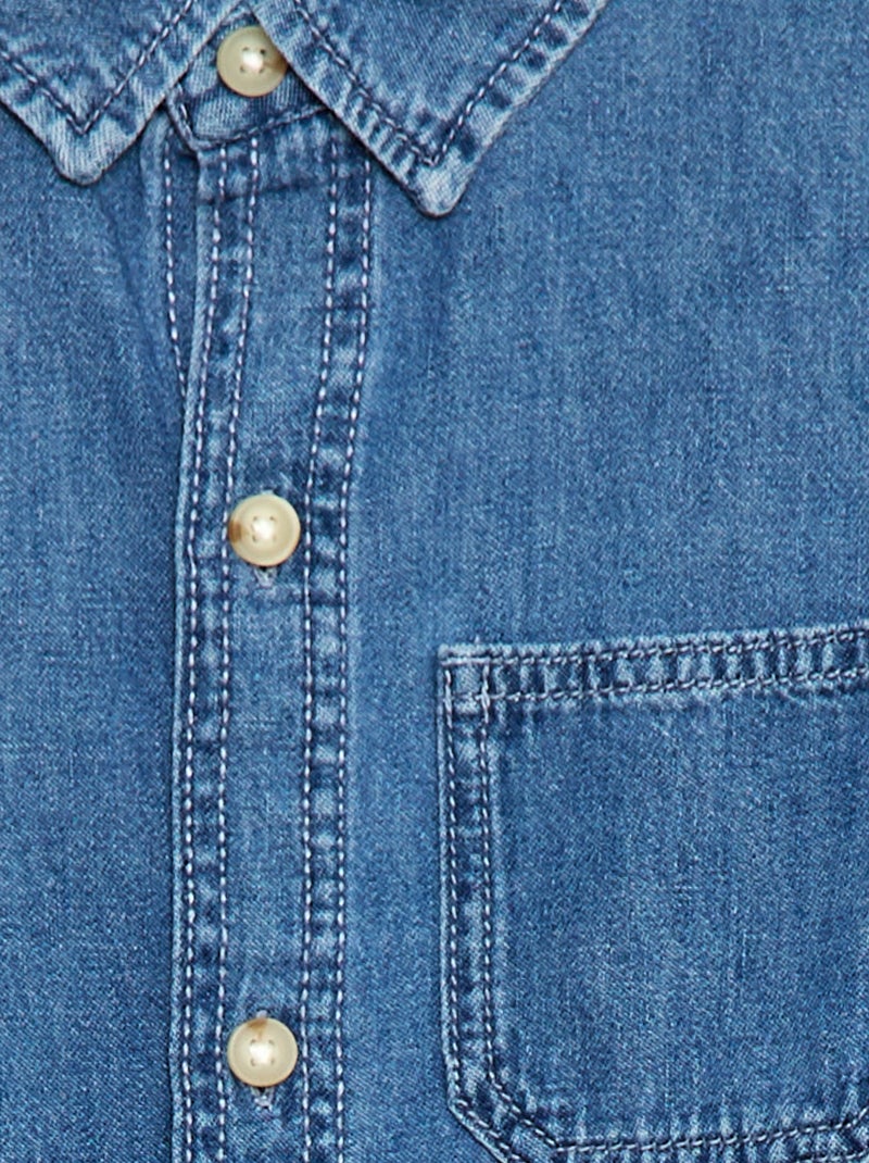 Camicia in denim di jeans Blu - Kiabi