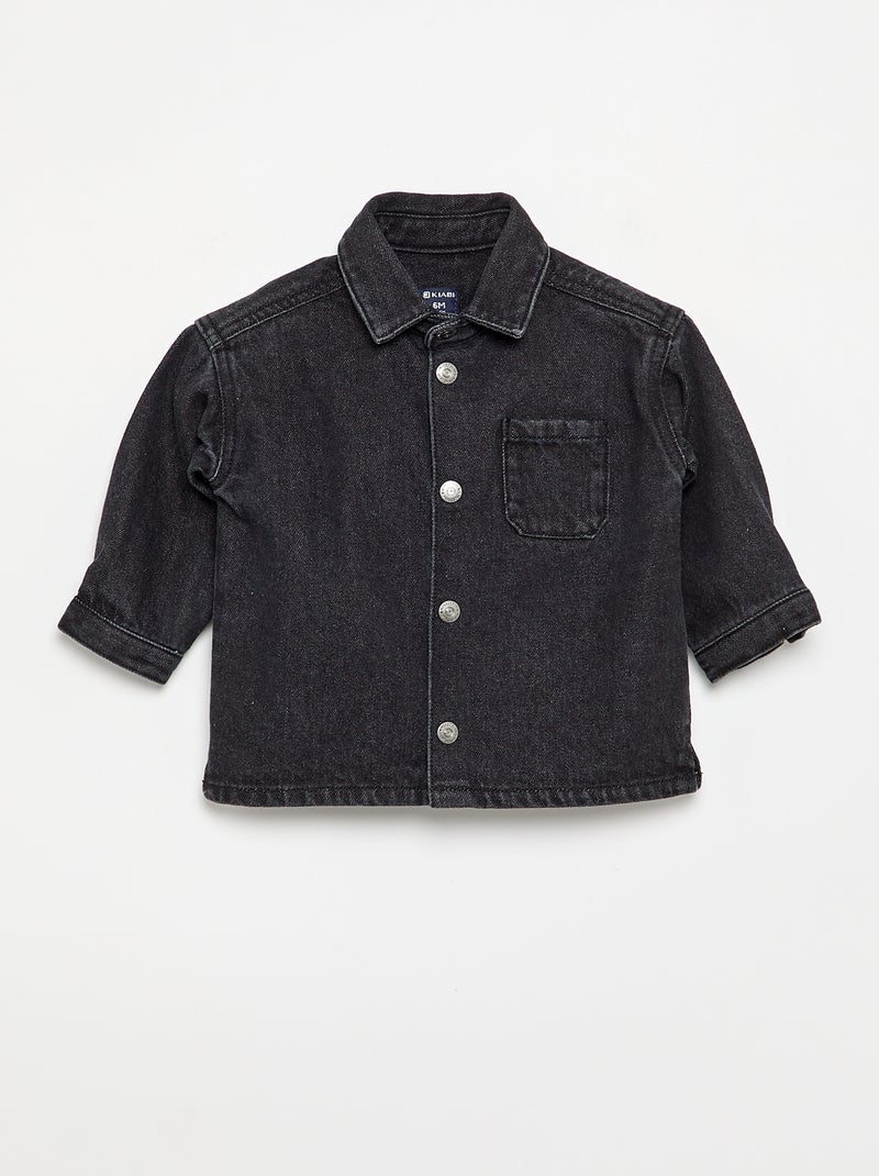 Camicia in denim Grigio - Kiabi