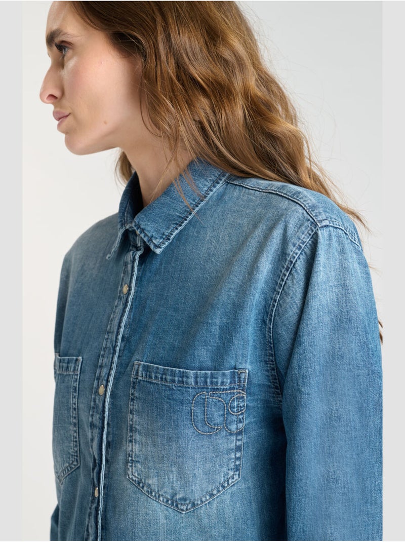 Camicia in denim HELENA Blu - Kiabi
