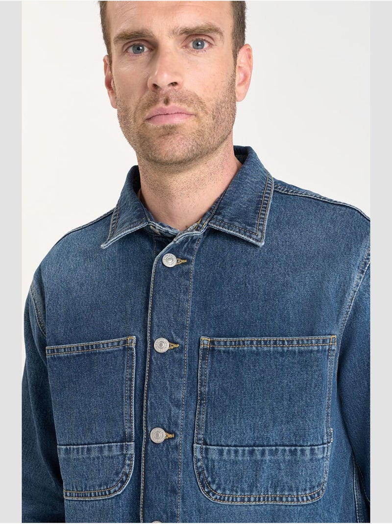 Camicia in denim HISA Blu - Kiabi