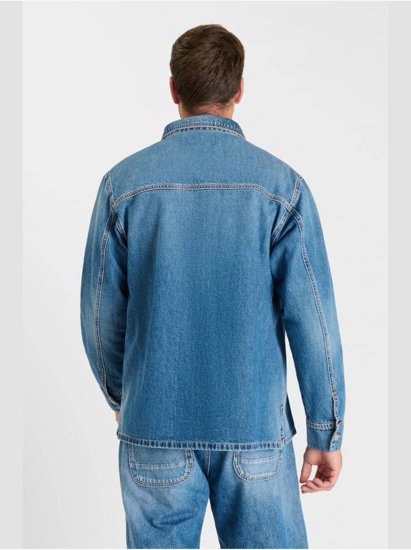 Camicia in denim HISA Blu - Kiabi