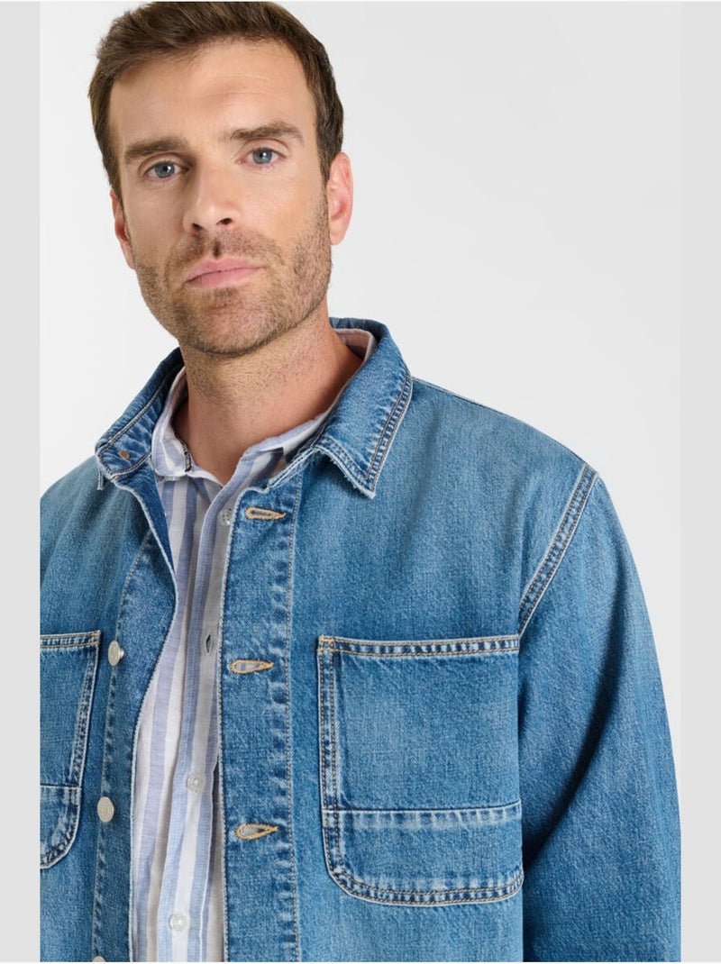 Camicia in denim HISA Blu - Kiabi