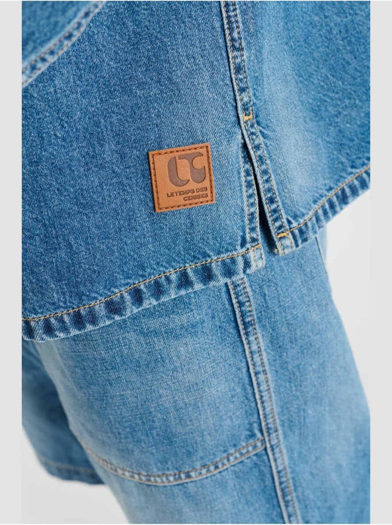 Camicia in denim HISA Blu - Kiabi