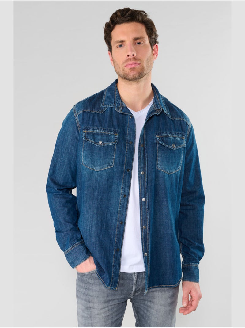 Camicia in denim JUANITO Blu - Kiabi