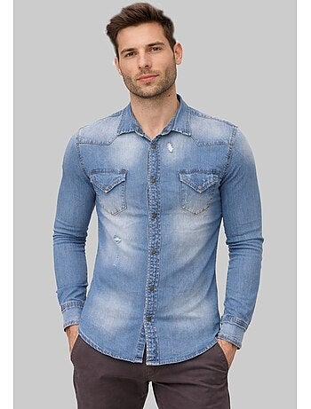 Camicia in denim Kebello
