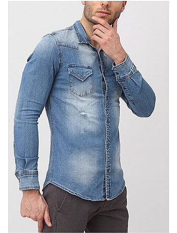 Camicia in denim Kebello