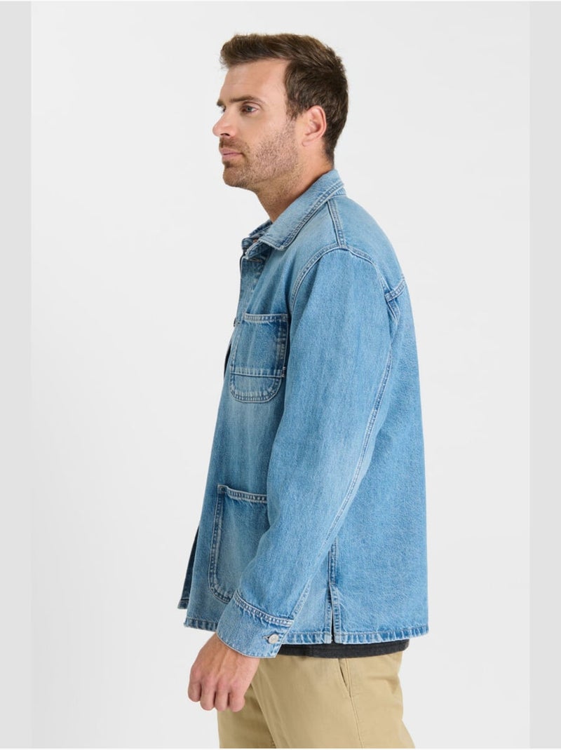 Camicia in denim MAURI Blu - Kiabi