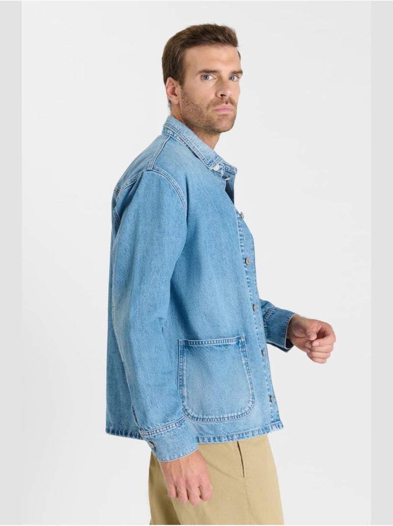 Camicia in denim MAURI Blu - Kiabi